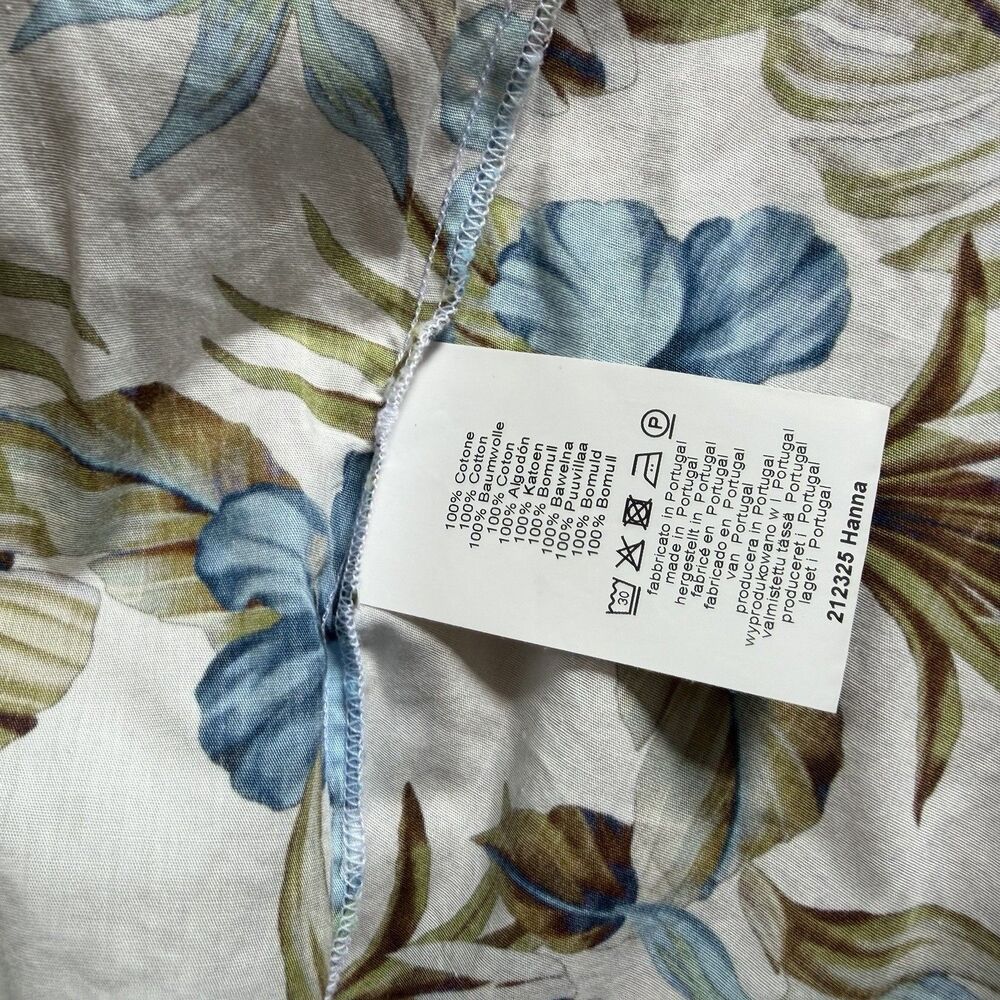 0039 Italy 100%Cotton Shirt XS Tropical Opulence Old Money Resort Coastal Luxury - Picture 5 of 12